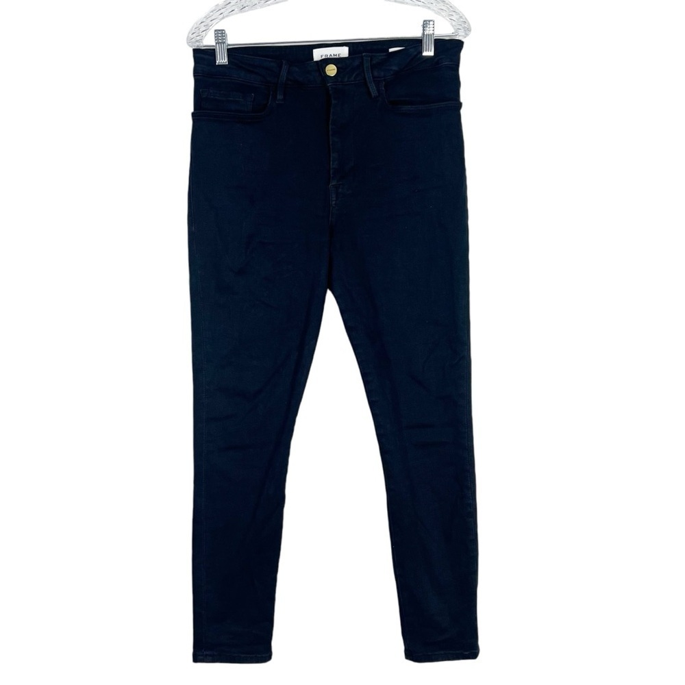 FRAME Le One Skinny Black Stretch Skinny Jeans Size 2